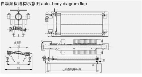 壓濾機內(nèi)部結(jié)構(gòu)示意圖